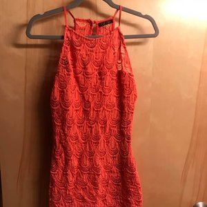 Coral Mini Dress